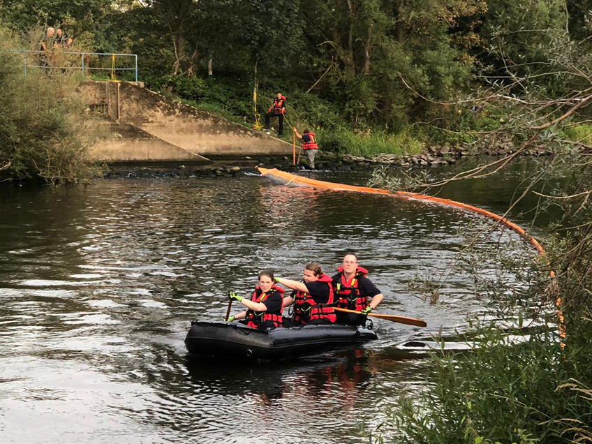 Übung Ölsperre, 20.08.2019 2