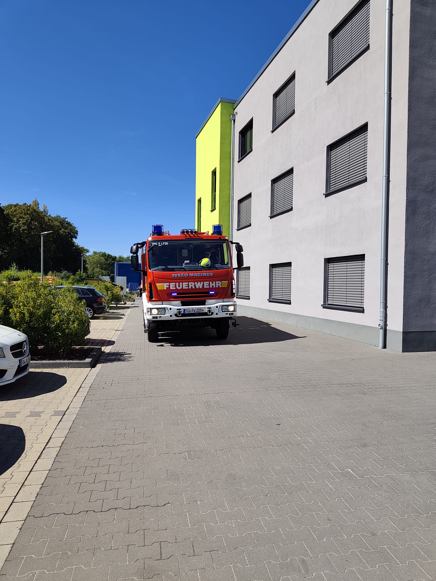 gemeinsame Übung Spich und Mitte